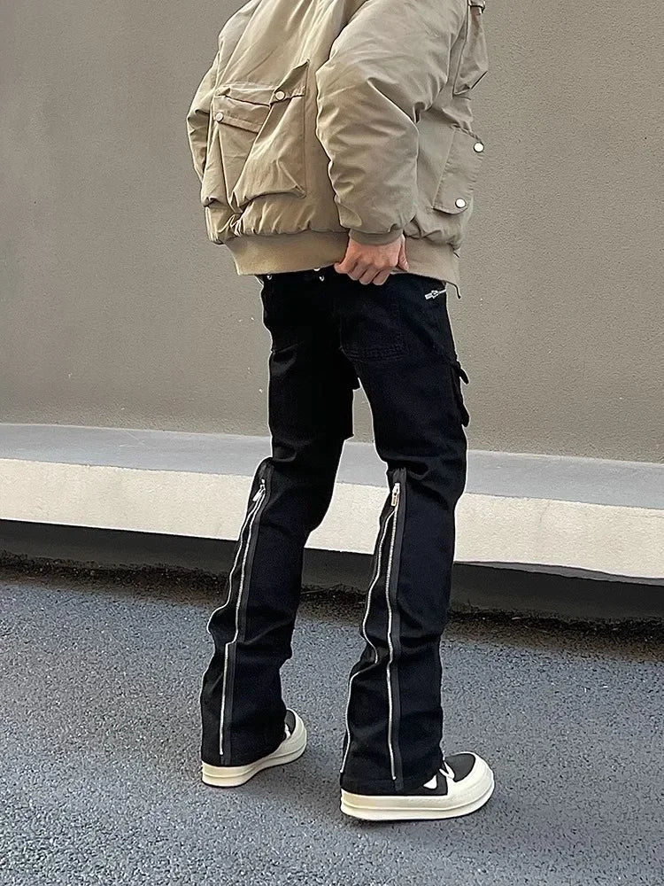Vintage Multi-pocket Jeans